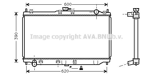 AVA QUALITY COOLING Radiaator,mootorijahutus MZ2138